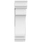 Ekena Millwork Standard Legacy Architectural Grade PVC Bracket With Traditional Ends, 5"W x 14"D x 18"H BKTP05X14X18LEC01 - alternate 4